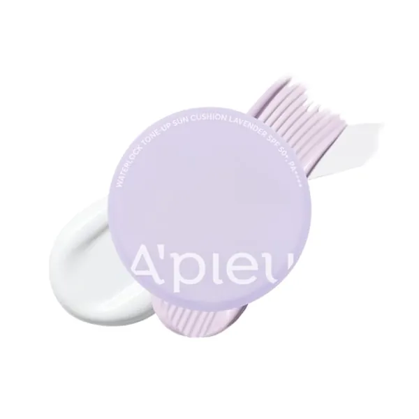 A'PIEU Waterlock Tone-Up Sun Cushion Lavender