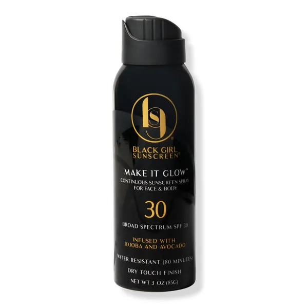 Black Girl Sunscreen Make It Glow Continuous Spray SPF30