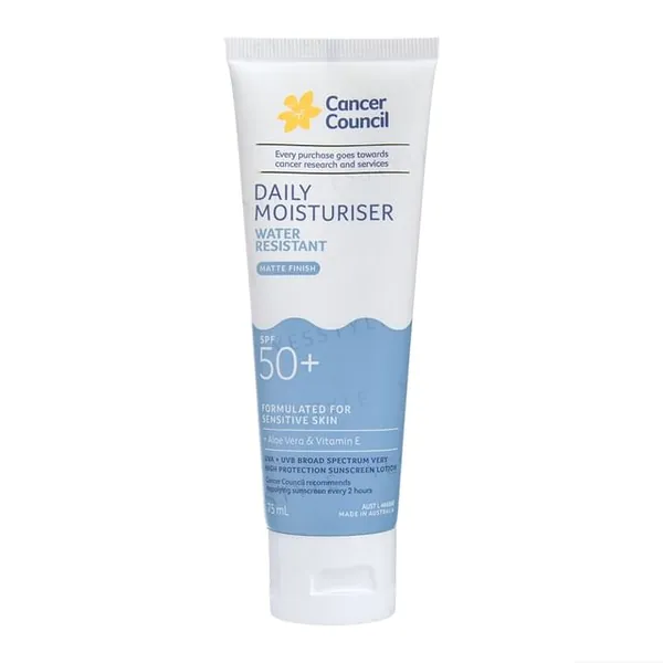 Cancer Council Daily Moisturiser Water Resistant SPF 50+