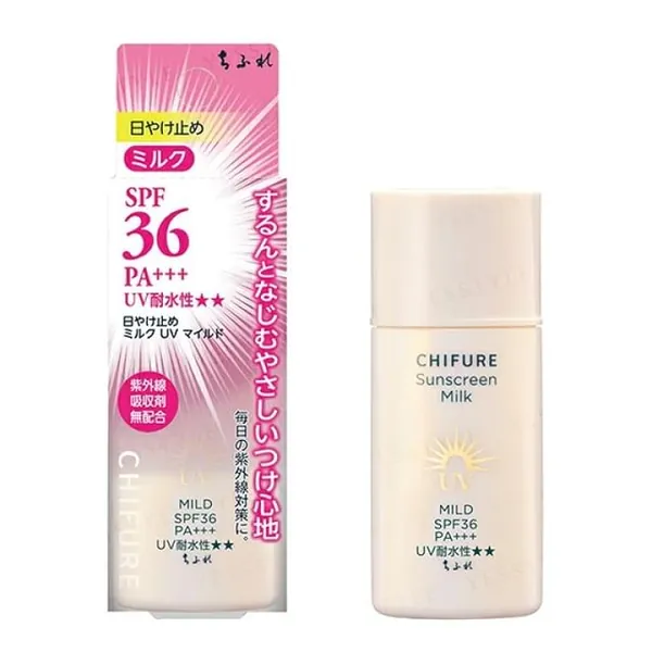 CHIFURE Sunscreen Milk UV Mild SPF 36 PA+++