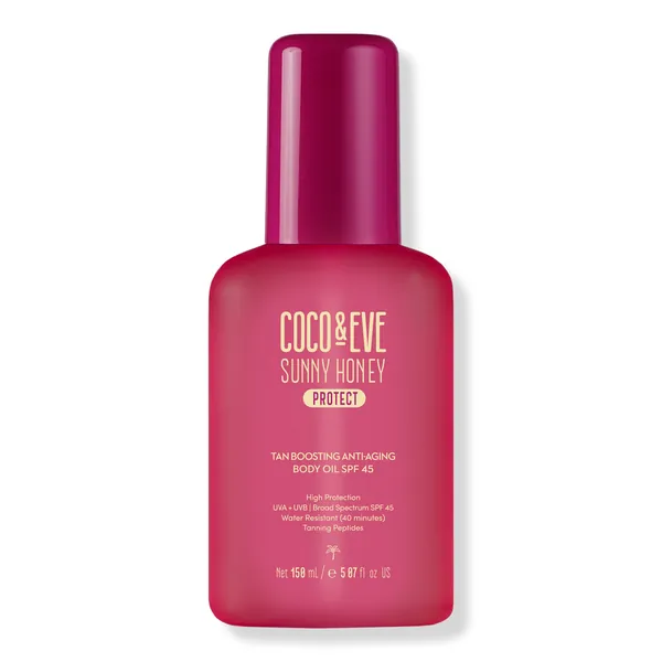 Coco & Eve Tan Boosting Anti-Aging Body Oil SPF45