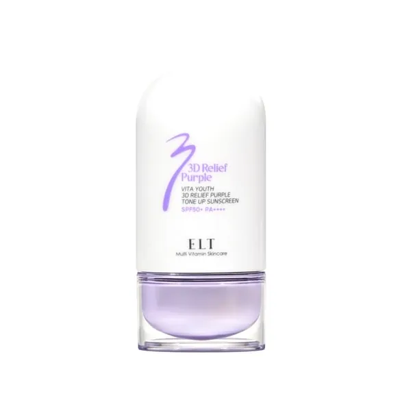 ELT COSMETICS Vita Youth 3D Relief Purple Tone Up Sunscreen