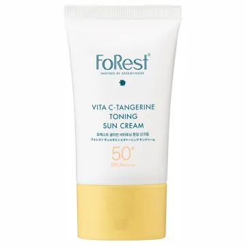 FoRest by Greenfinger Forest Glutamine Vita Toning Sun Cream / SPF50+ / PA++++ / 50mL / Moist / Vetiver & Citrus