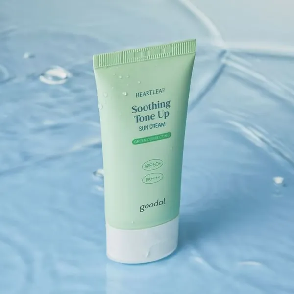 Goodal Heartleaf Soothing Green Tone Up Sun Cream
