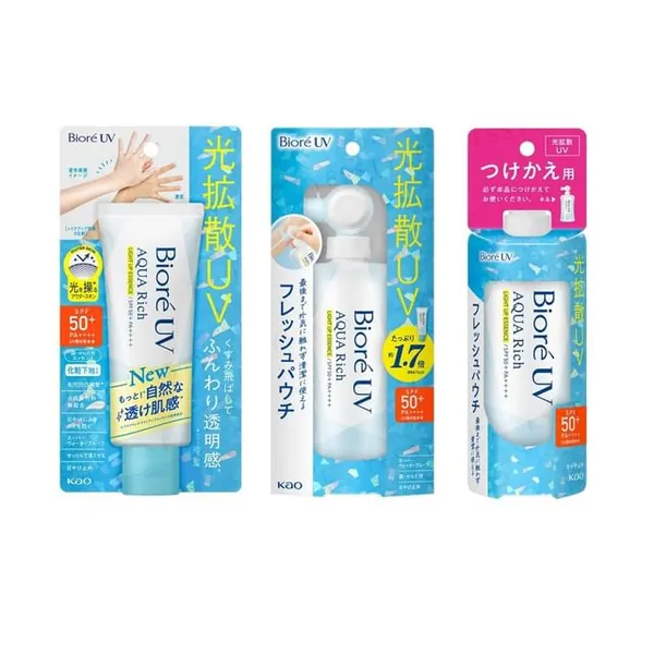 Kao Biore UV Aqua Rich Light Up Essence SPF 50+ PA++++