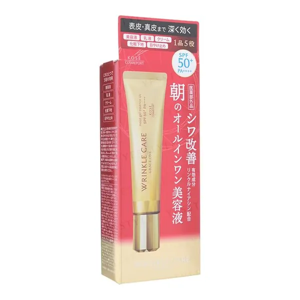 Kose Grace One Wrinkle Care Moist Gel Essence UV SPF 50+ PA++++