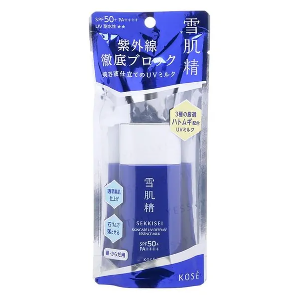 Kose Sekkisei Suncare UV Defense Essence Milk SPF 50+ PA++++