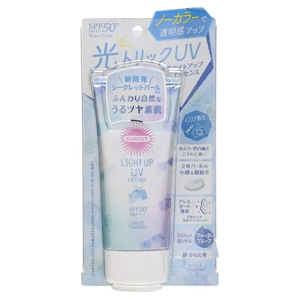 Kose Suncut Light Up UV Essence Sunblock SPF 50+ PA++++