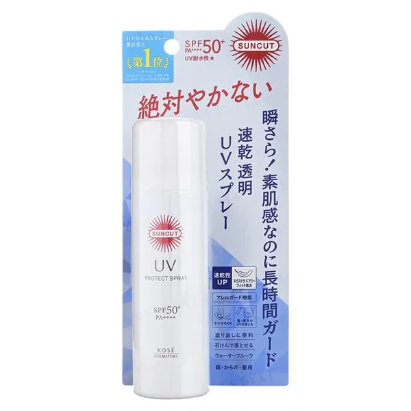 Kose Suncut UV Protect Spray Unscented SPF 50+ PA++++