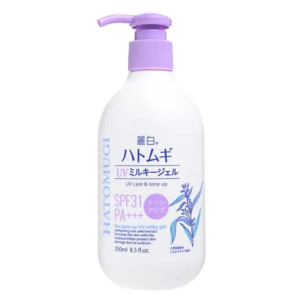KUMANO COSME Reihaku Hatomugi The Tone Up UV Milky Gel SPF 31 PA+++