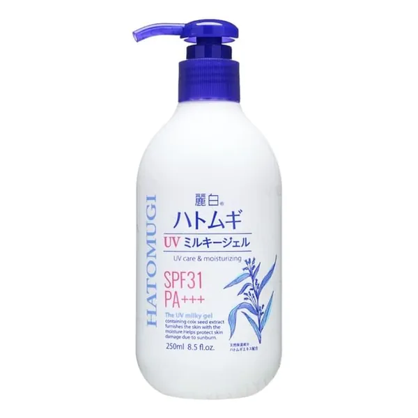 KUMANO COSME Reihaku Hatomugi The UV Milky Gel SPF 31 PA+++
