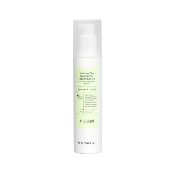 Meisani Luminosi-Tea Niacinamide Capsule Sun Gel