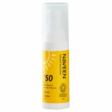 NAVEEN Mineral Sunscreen SPF50 / SPF50 / PA++++ / Light Beige / 30ml