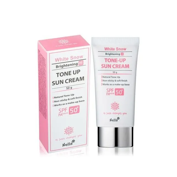 Nella White Snow Brightening Fermented Tone-Up Sun Cream