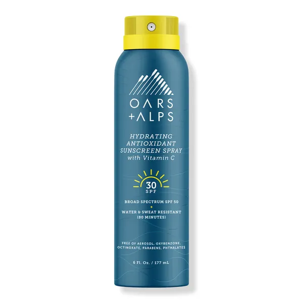 Oars + Alps Hydrating Antioxidant SPF 30 Spray