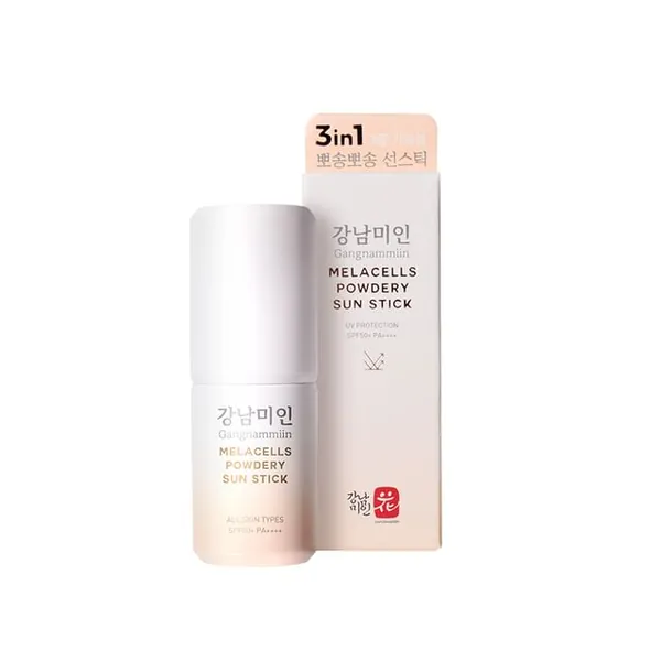 Pretty skin Gangnammiin Melacells Powdery Sun Stick