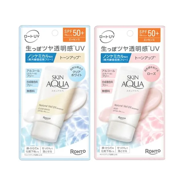 Rohto Mentholatum Skin Aqua Natural Veil UV Essence SPF 50+ PA++++