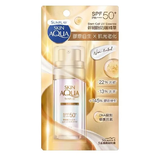 Rohto Mentholatum Sunplay Skin Aqua Stem Cell UV Essence SPF 50+ PA++++ Non-tinted