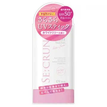 SE:CRUNO UV Stick Vita Leafshi 0101 / SPF50+ / PA++++ / 20g / White Lily & Savon