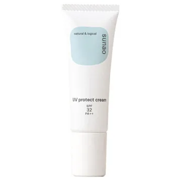 sunao UV Protect Cream / SPF32 / PA++ / 30g / Smooth Non-Sticky Light / Gentle Lavender Scent