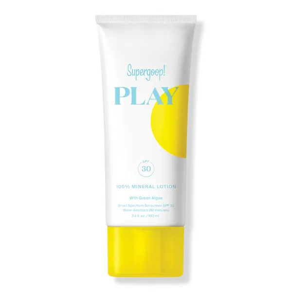 Supergoop! PLAY 100% Mineral Lotion SPF 30 Sunscreen with Green Algae