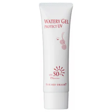 TAKAKO OHASHI Watery Gel Protect UV / SPF50+ / PA++++ / 50g / Spreads Well Non-Sticky Hydrating / Wild Rose and Lemon