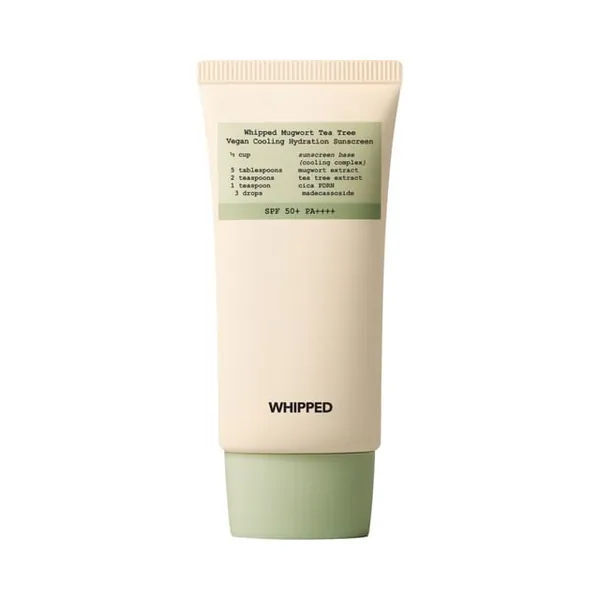 WHIPPED Mugwort Tea Tree Vegan Cooling Hydration Sunscreen