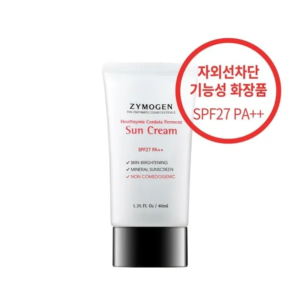 ZYMOGEN Houttuynia Cordata Ferment Sun Cream SPF27 PA++ 40ml