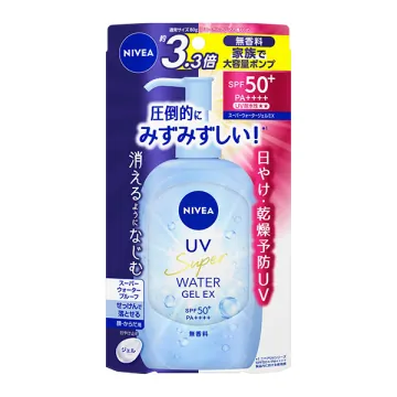 NIVEA NIVEA UV Water Gel EX / SPF50+ / PA++++ / Pump / 270g / Fragrance-Free