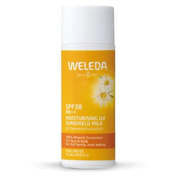 Weleda Edelweiss UV Protect Milk / SPF38 / PA++ / 50ml / Fresh Citrus Scent