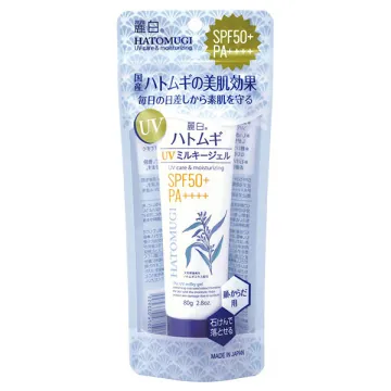 Reihaku Hatomugi UV Milky Gel / SPF50+ / PA++++ / Tube Type / 80g